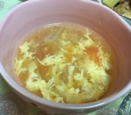人参と玉ねぎの卵スープ